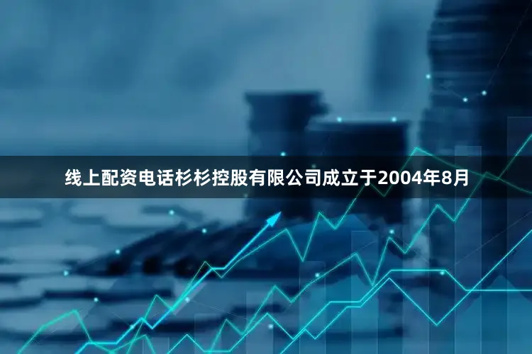 线上配资电话　　杉杉控股有限公司成立于2004年8月
