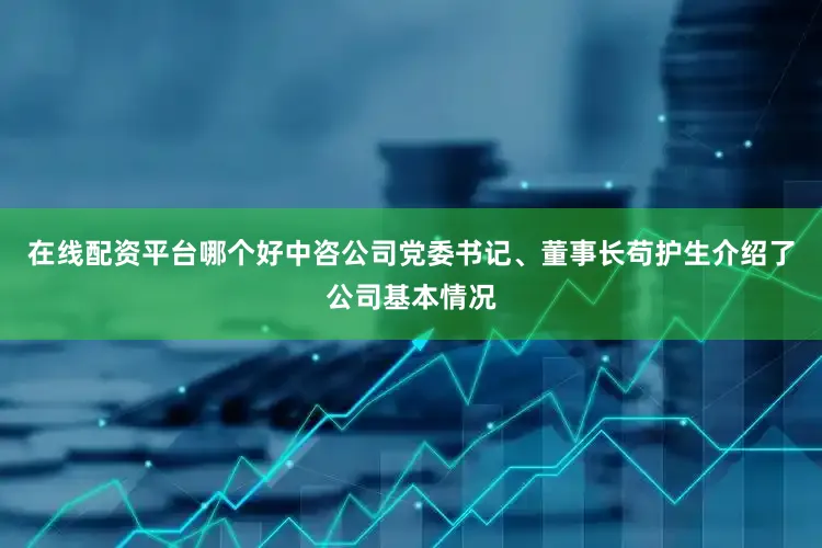 在线配资平台哪个好中咨公司党委书记、董事长苟护生介绍了公司基本情况